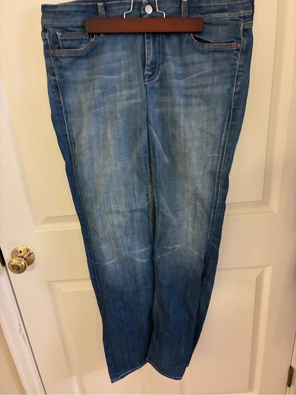 Classic Midwash Straight Leg Jeans